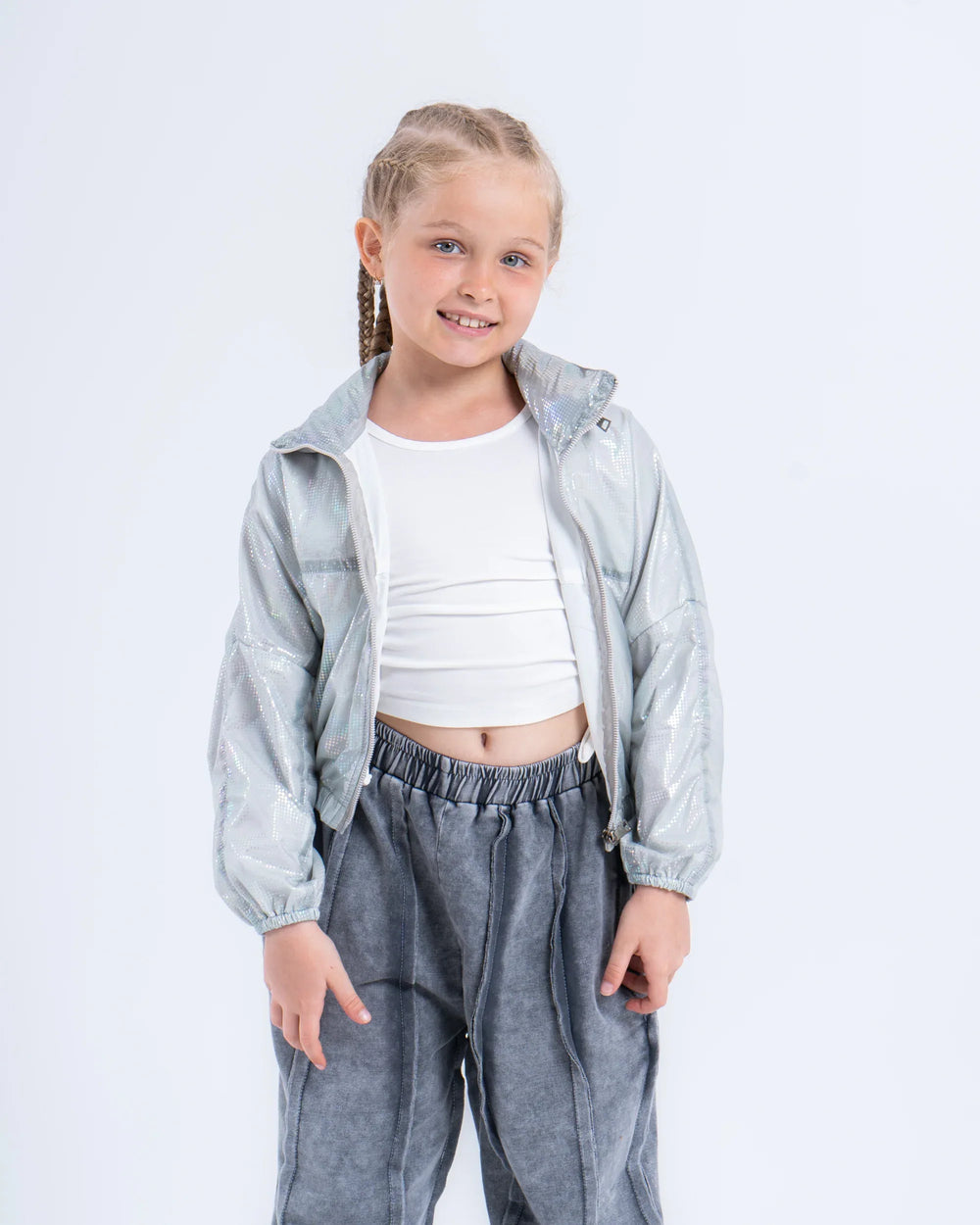 Convertible Metallic Nylon Jacket - Venti