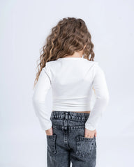 Basic Polyamide Round Neck Top - Venti