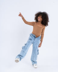 Sleek Polyamide Bodysuit