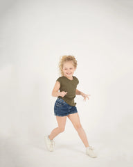 Rushed Side Assymetric Top - Venti