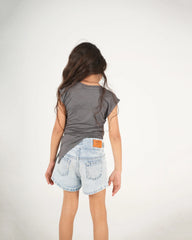 Rushed Side Assymetric Top - Venti
