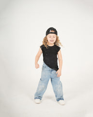 Rushed Side Assymetric Top