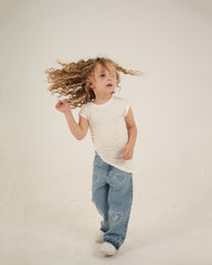 Rushed Side Assymetric Top