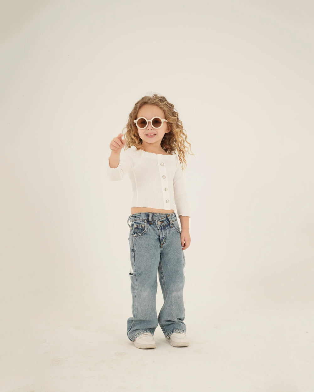 Button Off Shoulder Top - Venti