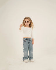 Button Off Shoulder Top - Venti