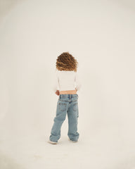 Button Off Shoulder Top