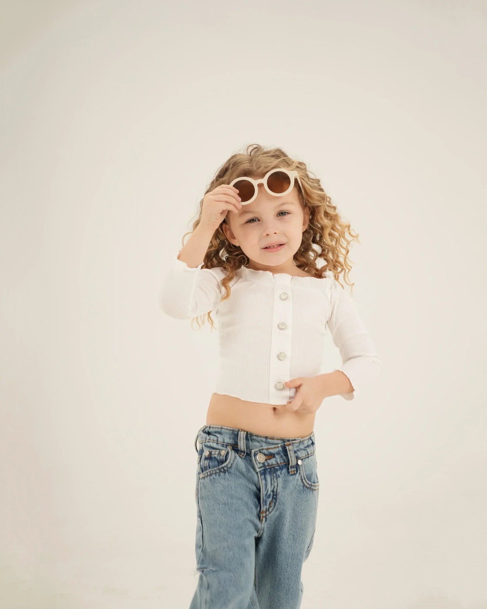 Button Off Shoulder Top - Venti