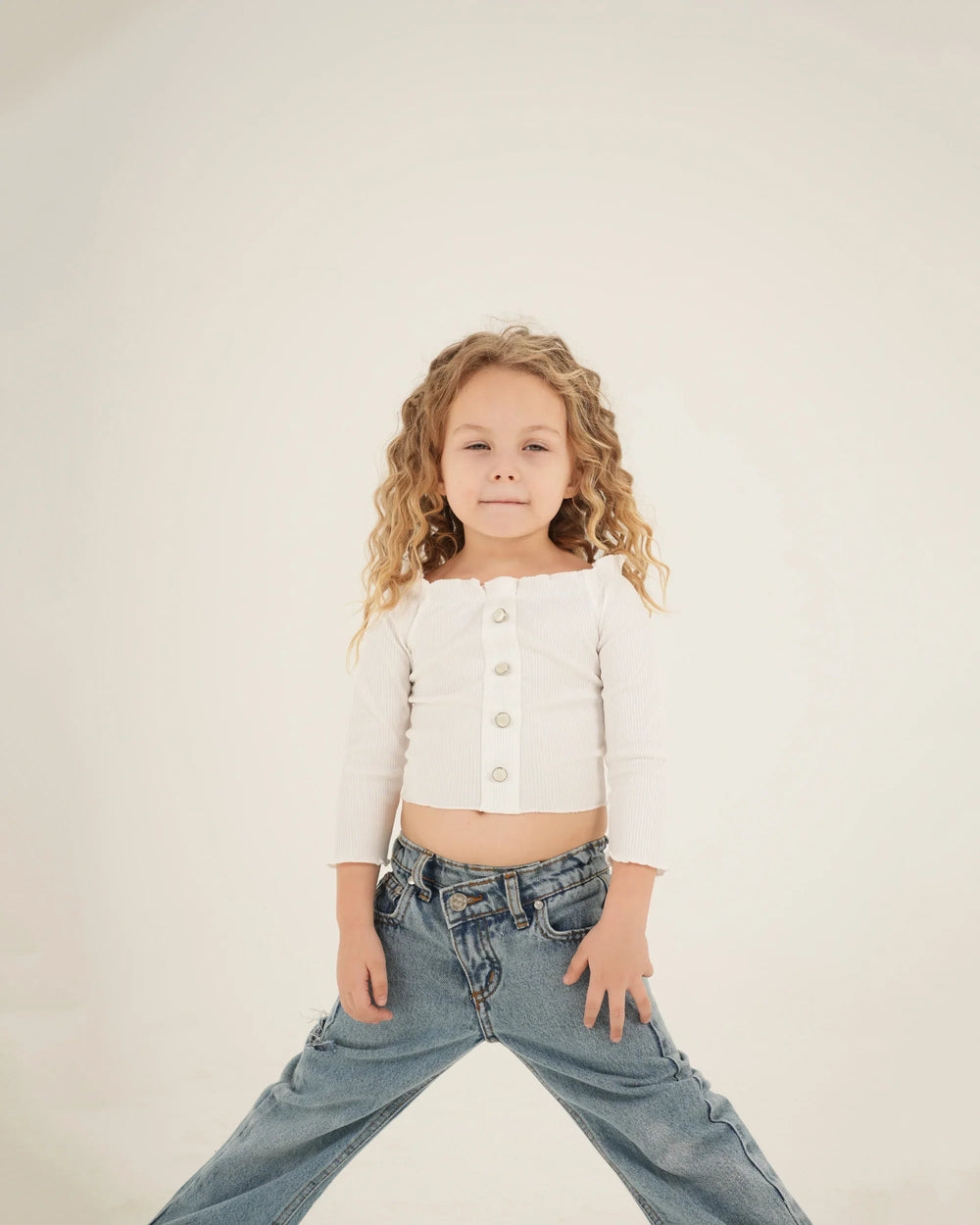 Button Off Shoulder Top - Venti