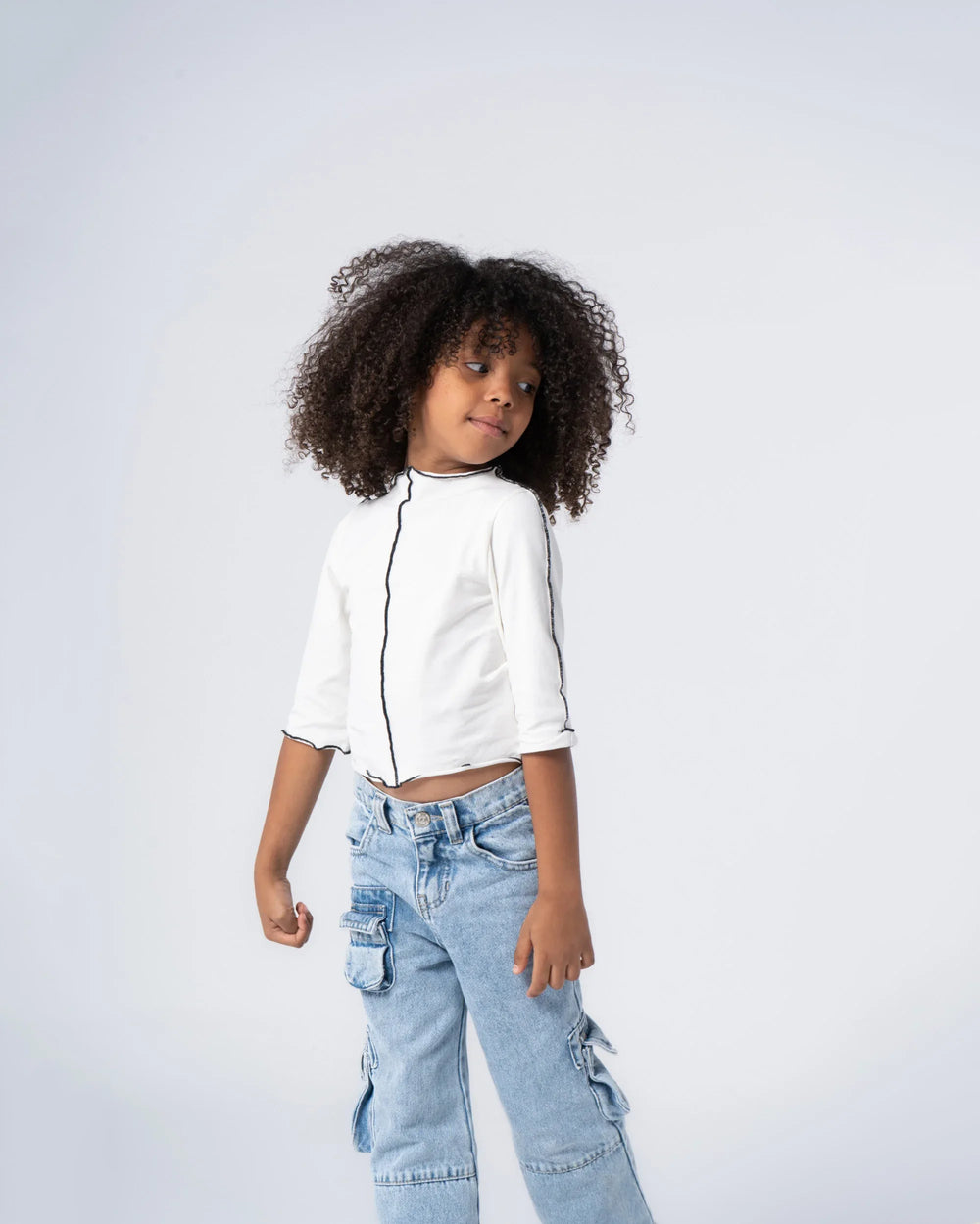 Contrast Stitch Top - Venti