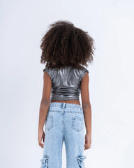 Metallic Knot Top - Venti