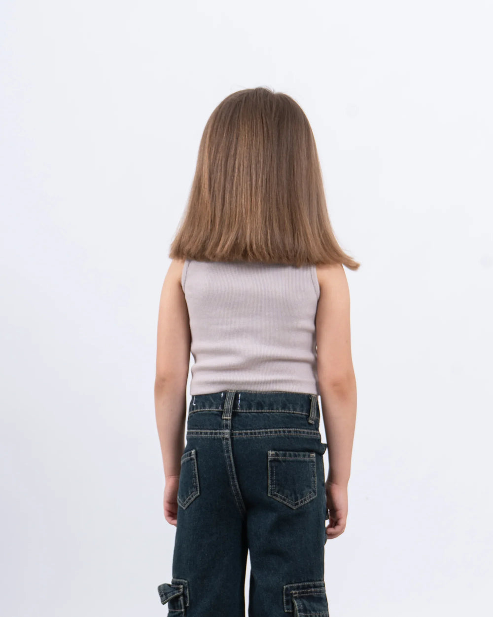 Ribbed Polo Crop Top - Venti