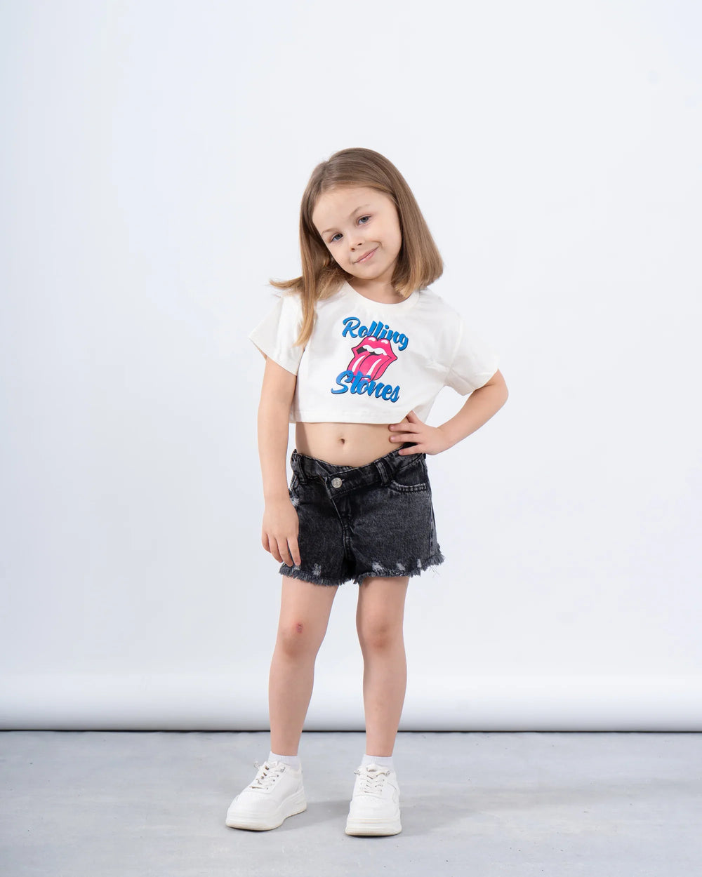 Rolling Stones Graphic Crop Top - Venti