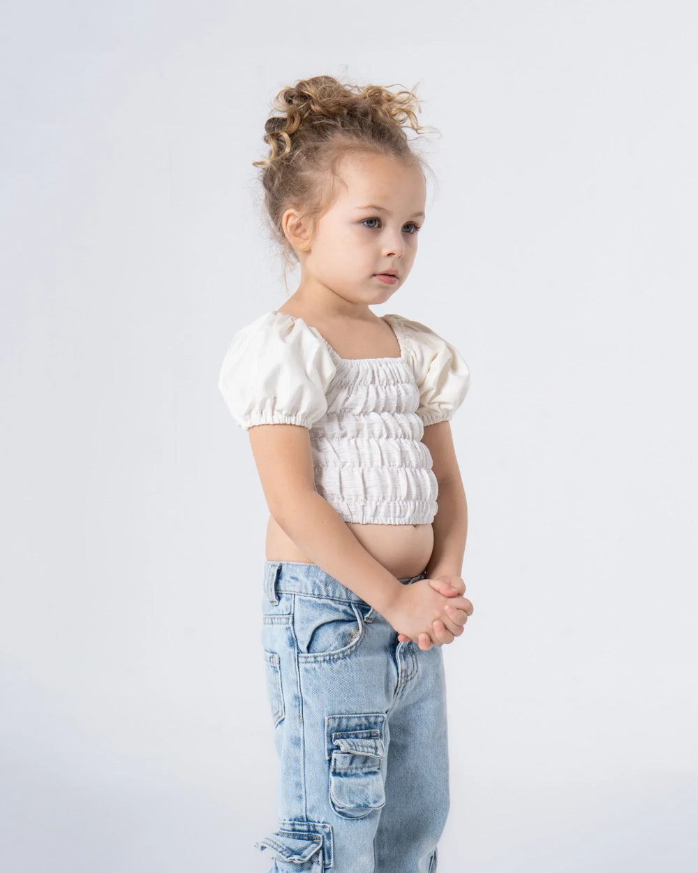 Smocked Puff Blouse - Venti