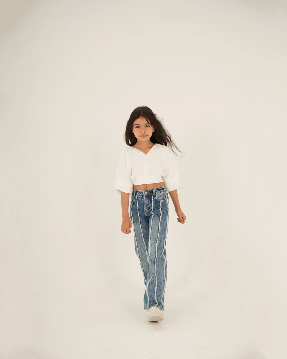 Cropped Belted Blouse - Venti