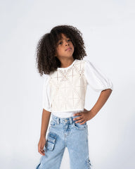 Crochet Bell Blouse - Venti