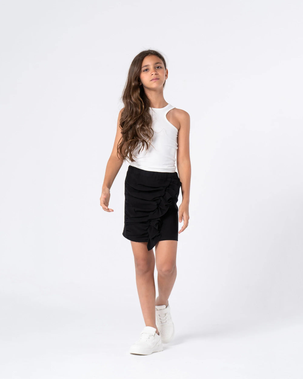 Diagonal Ruffle Skirt - Venti
