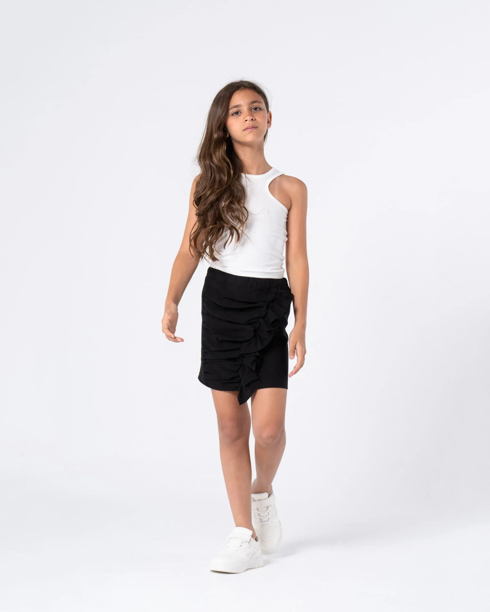 Diagonal Ruffle Skirt - Venti