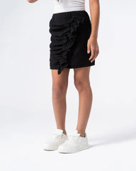 Diagonal Ruffle Skirt - Venti