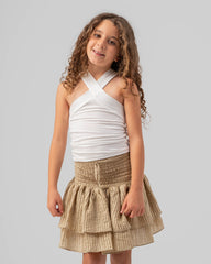 Cross Halter Neck Top