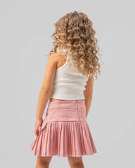 Pleated Pink Skirt