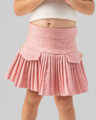Pleated Pink Skirt