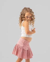 Pleated Pink Skirt