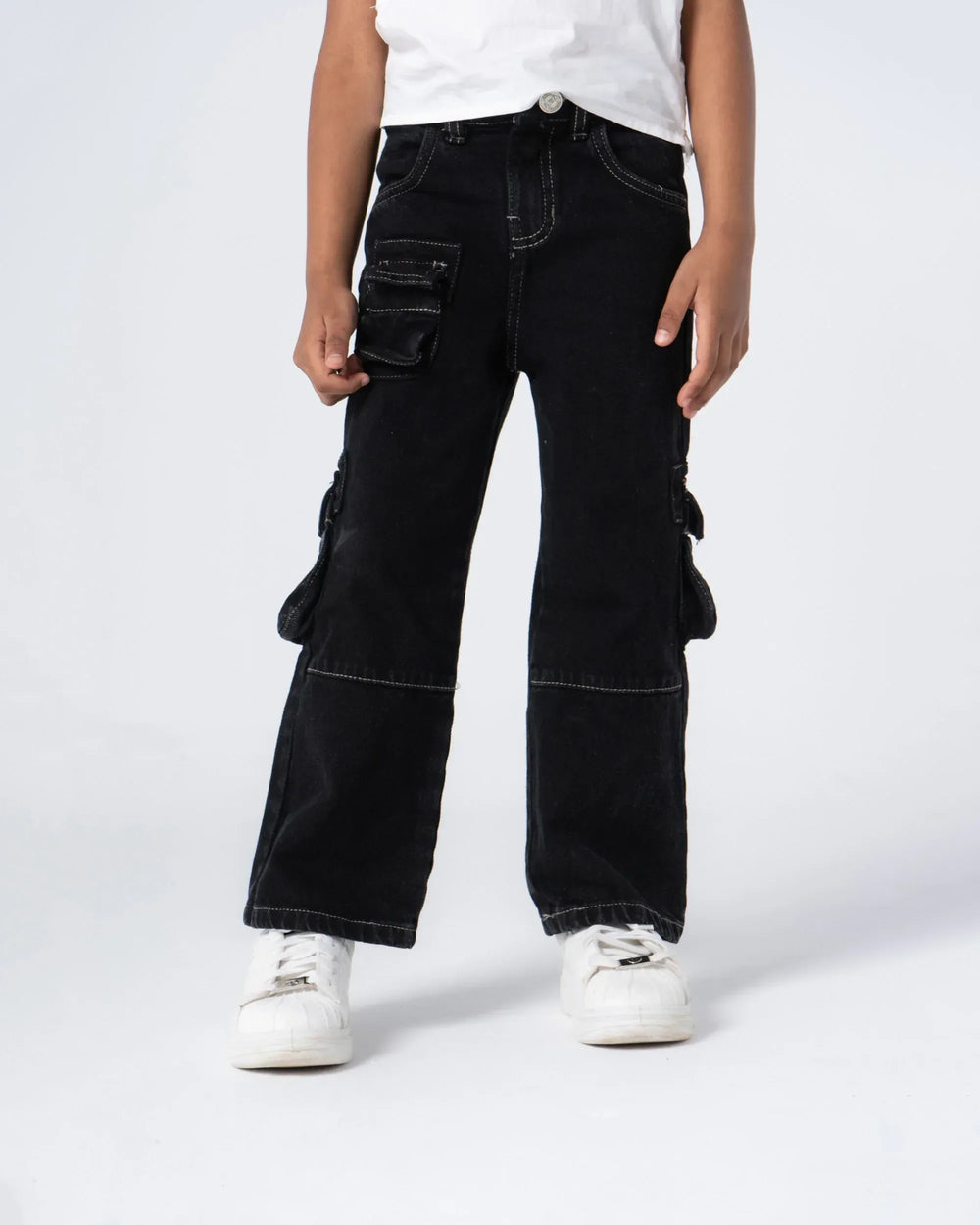Denim Cargo Pants - Venti