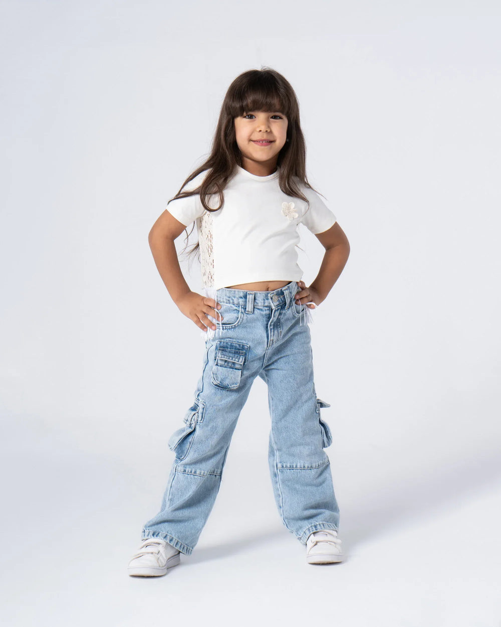 Denim Cargo Pants - Venti