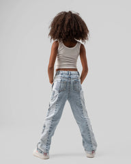 Denim Fade Pockets Pants - Venti