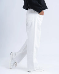 Wide Leg Denim Pants - Venti