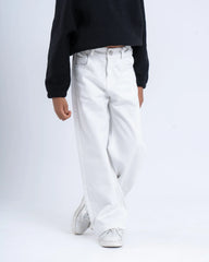 Wide Leg Denim Pants - Venti