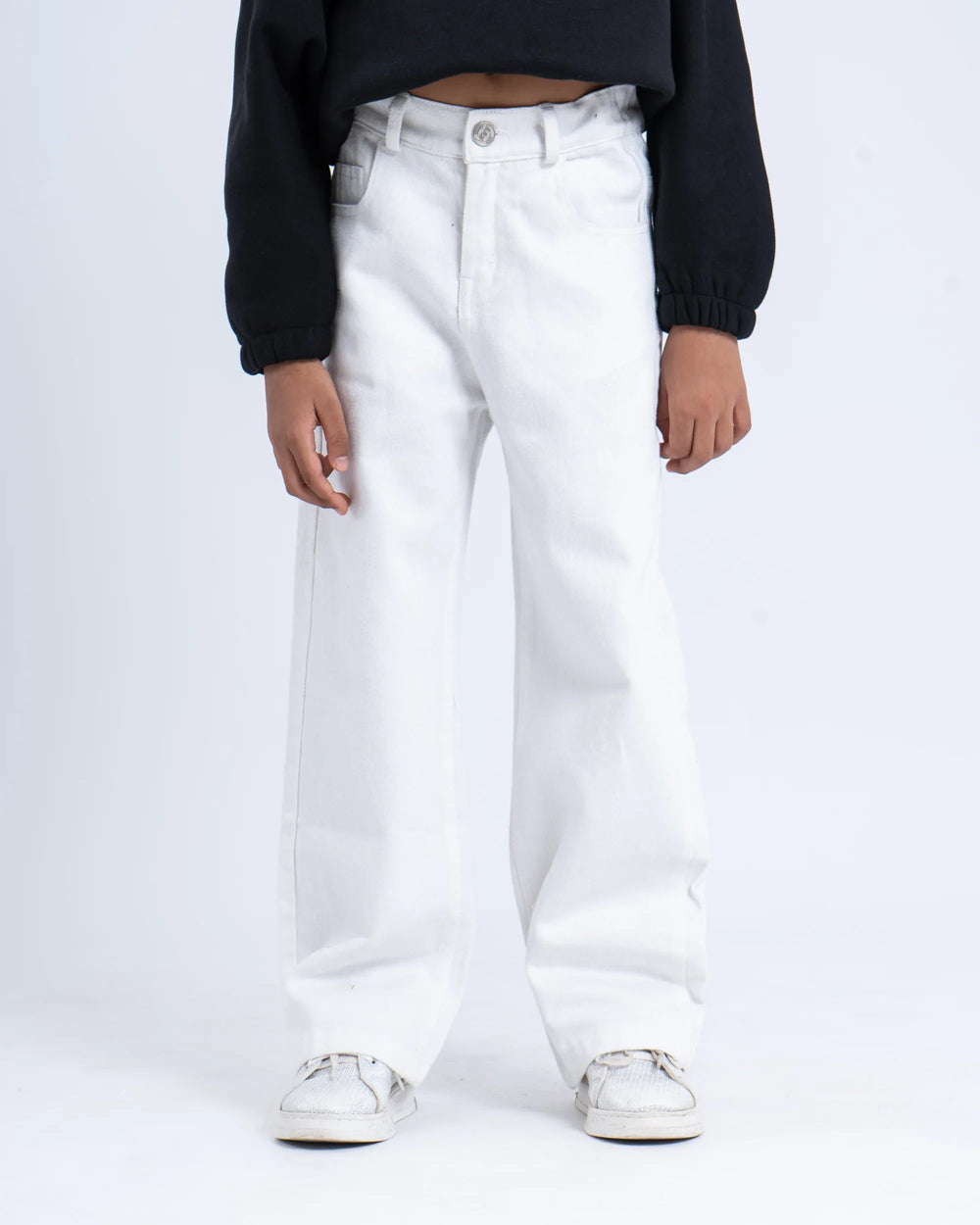 Wide Leg Denim Pants - Venti