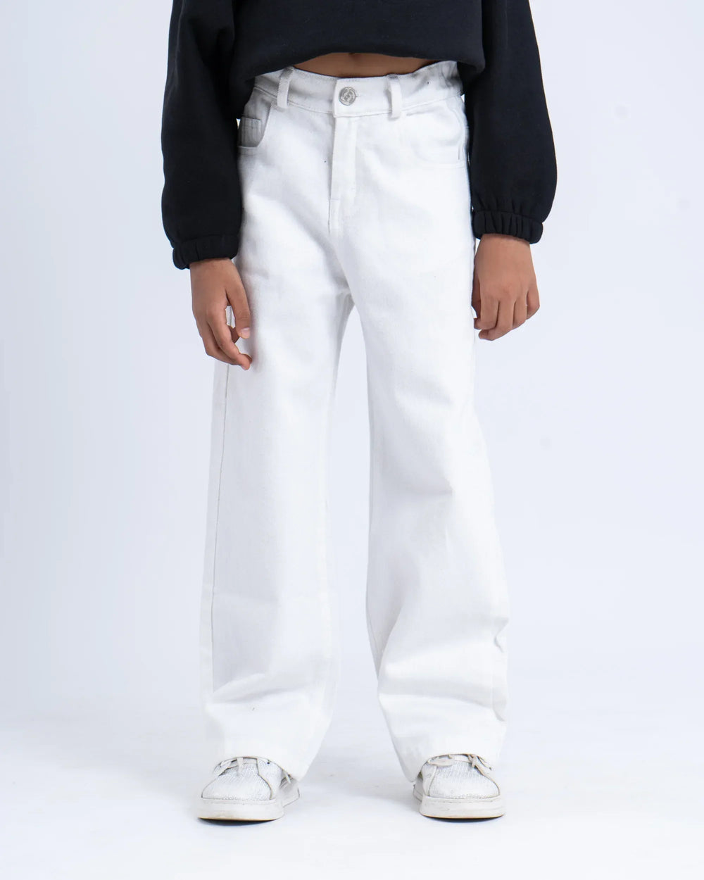 Wide Leg Denim Pants - Venti