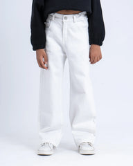 Wide Leg Denim Pants - Venti