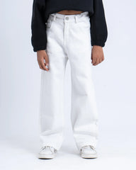 Wide Leg Denim Pants - Venti