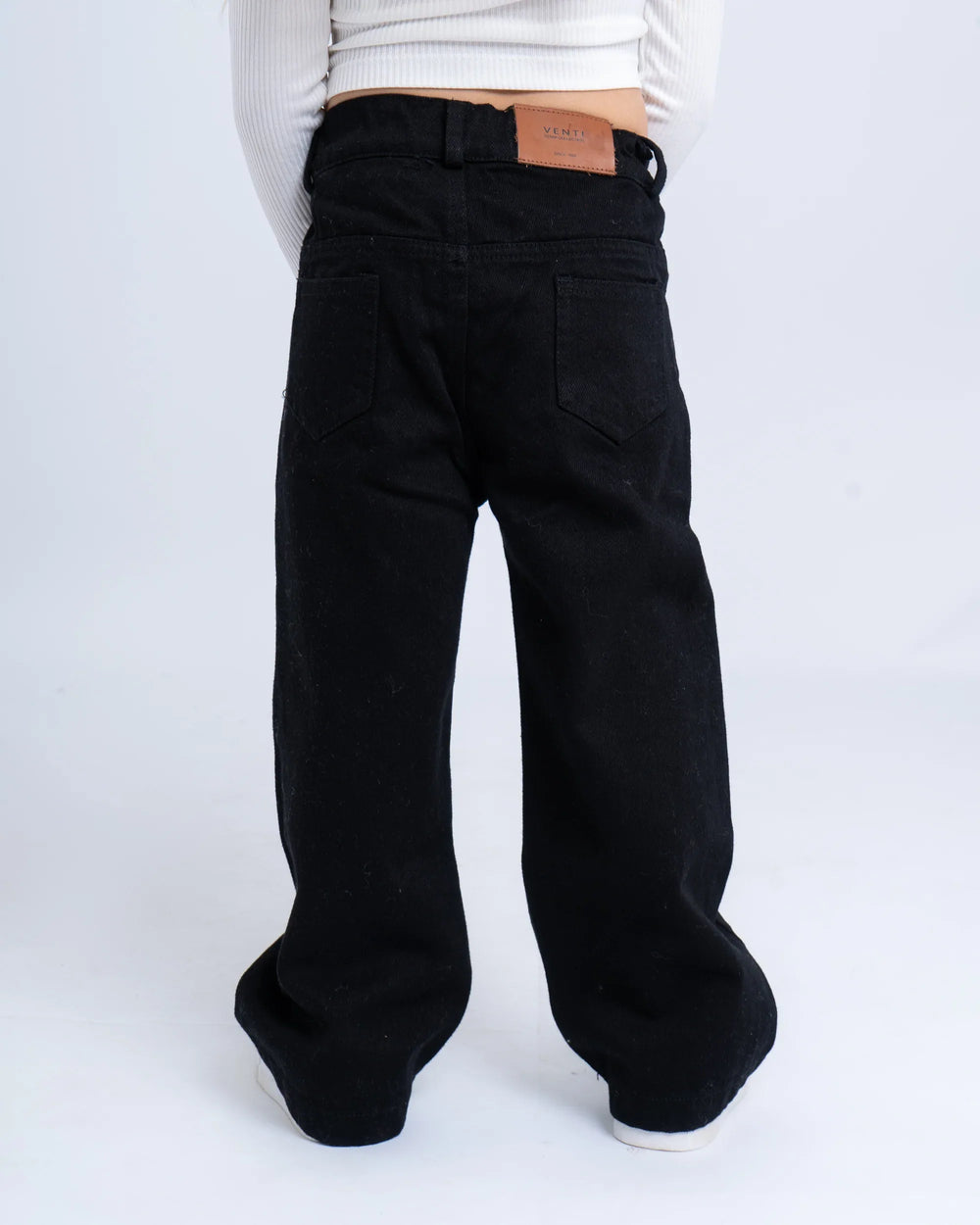 Wide Leg Denim Pants - Venti