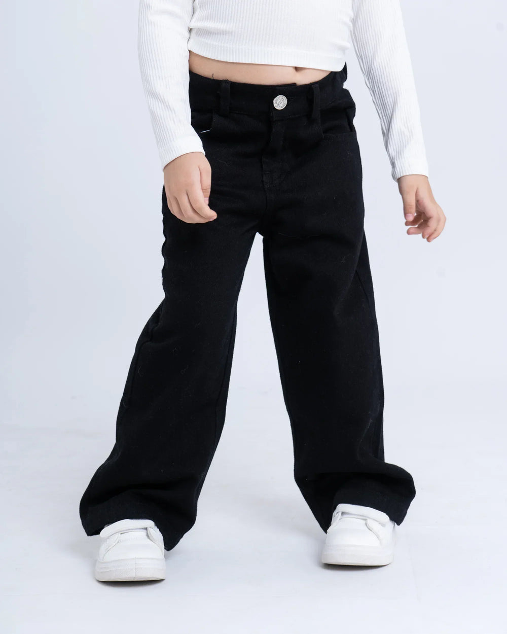 Wide Leg Denim Pants - Venti