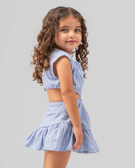 Striped Cutout Dress