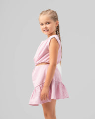 Striped Cutout Dress