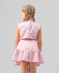 Striped Cutout Dress