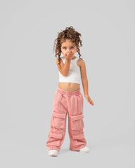 Acid Wash Cargo Pants