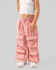 Acid Wash Cargo Pants