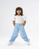 Combine Material Blouse - Venti