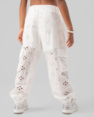 Eyelit Parachute Pants