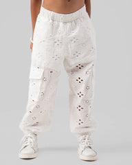 Eyelit Parachute Pants