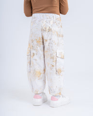 Metallic Parachute Pants