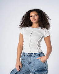 Contrast Stitch T-shirt - Venti