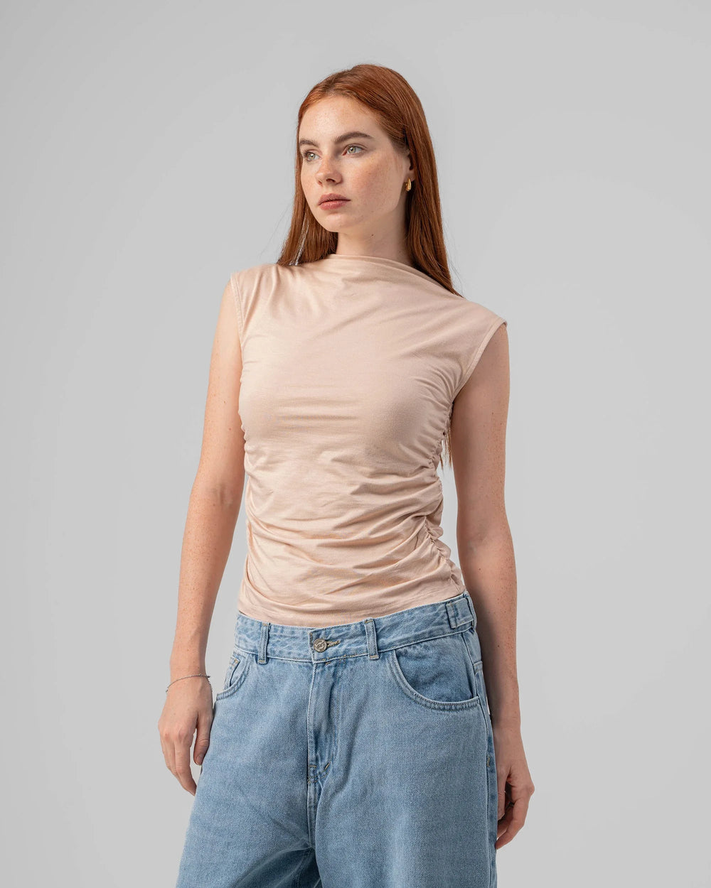 Basic Ruched Sides Top - Venti
