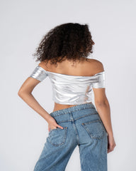 Metallic Off Shoulder Top - Venti