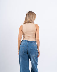 V-Neck Fitted Bodysuit